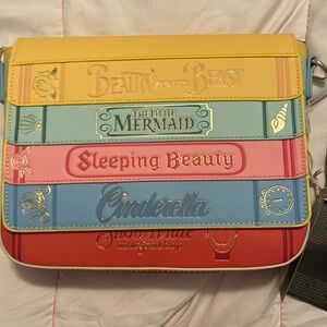 Disney loungefly princess book purse
